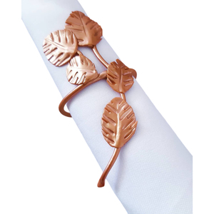 Anneaux de serviette en métal découpés au laser de luxe, élégants, dorés, en forme de papillon, pour mariage, banquet, hôtel, table - Product Image 2