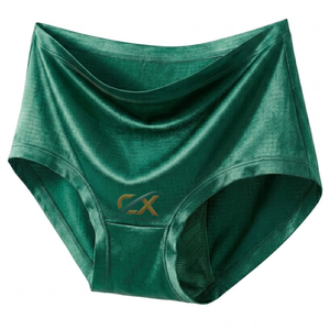 กางเกงในผู้หญิงแบบฮิปสเตอร์สีไล่ระดับแบบขายส่ง รับผลิตตามสั่ง แบรนด์ส่วนตัว ระบายอากาศได้ดี ผลิตจากวิสโคส/โพลีเอสเตอร์ เอวกลาง - Product Image 3