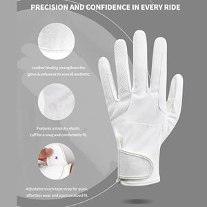 Guantes de Equitación Cómodos y Ligeros, Antideslizantes, Transpirables, de Material PU, con Agarre Fuerte para Ciclismo - Product Image 2