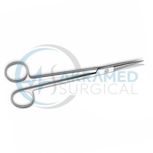 Ciseaux de rhinoplastie McIndoe, lames droites semi-ondulées en acier inoxydable, instrument chirurgical ORL certifié CE - Product Image 4