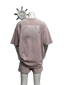 <b>Women's</b> Casual <b>2</b> <b>Piece</b> Shorts Set Regular Crew Neck Short Sleeve T Shirt 100% Cotton Breathable Summer <b>Outfit</b> - Product Image 3
