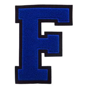 Wholesale Custom Varsity Lady Embroidery Badge <b>Sew</b>-<b>On</b> <b>Patch</b> Nonwoven Felt 3D Rhinestones for Garment Hat Cap School Jacket Bags - Product Image 3
