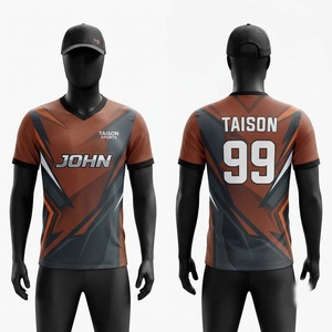 Maillot de tennis de table en polyester interlock premium 160 GSM, sublimation, logo personnalisé, design de panneau d'équipe - Product Image 1