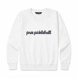 Sweat-shirt unisexe à col rond pour pickleball, manches longues, protection solaire, régulation thermique, évacuation de l'humidité, vêtements de sport d'été - Product Image 1