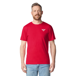 T-shirt à col rond pour homme, décontracté, à manches courtes, pour la salle de sport, l'entraînement, la course à pied, 100% coton, doux, respirant, à porter au quotidien en été, 2XL - Product Image 1