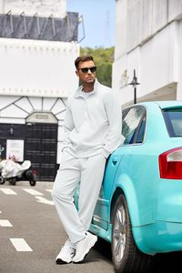 Ensemble de survêtement moderne pour homme, veste de sport personnalisée pour équipe, pantalon de jogging fuselé, tenue d'entraînement - Product Image 2