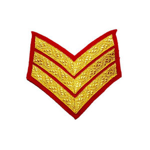 Insignia de Chevron de Alta Calidad para Uniformes, Parches y Emblemas Bordados Decorativos para Atuendos Formales, Servicio OEM - Product Image 4