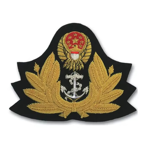 2026 Badges de blazer OEM personnalisés, brodés à la main en fil de filigrane, pour insignes de grade, uniformes et sacs, avec broderie artisanale de haute qualité, à coudre - Product Image 6