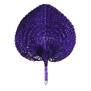 Handfan en bambou fait à la main avec du bambou vietnamien et un tissu vibrant pour un usage quotidien et des cadeaux artistiques - Product Image 2