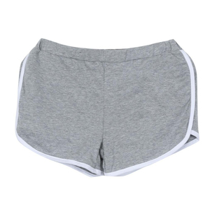 Shorts gris pour femme, imprimé animal, taille mi-haute, élastique, respirant, écologique, style formel, en tissu Spandex et Polyester - Product Image 4