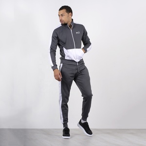 <b>Mens</b> Winter Casual Solid Acid Wash Velour Tracksuit Plush Full Zip <b>Jacket</b> Joggers Breathable Fleece Pockets High Quality Fabric - Product Image 3