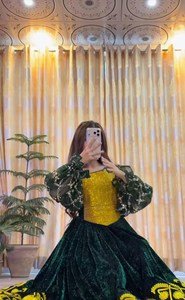 แฟชั่นใหม่ปี 2026 ชุดเดรสยาวแบบสลิมฟิต ผ้าไหมจอร์เจียปักลายสไตล์อัฟกัน คูชี ซัลวาร์ คามีซ แขนยาวสำหรับผู้หญิง เหมาะสำหรับงานปาร์ตี้ - Product Image 5