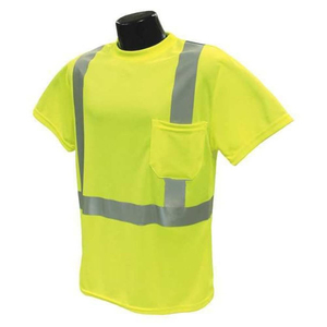 Camisetas de seguridad para hombre al por mayor, ANSI Clase 2, con luz LED, logotipo y diseño personalizados, camisetas de seguridad industriales de manga corta - Product Image 1