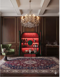 Mueble Bar Cantico de Lujo para el Hogar, Moderno y de Primera Calidad, Diseñado para Almacenamiento de Vino, Ideal para Uso en Casa, Hotel o Club - Product Image 3