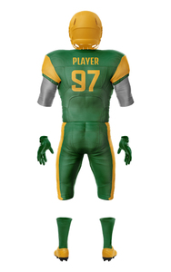 High Quality Polyester American Football Uniform Custom OEM Plus Size XL Adult Short Sublimation Embroidery <b>Applique</b> Front - Product Image 6