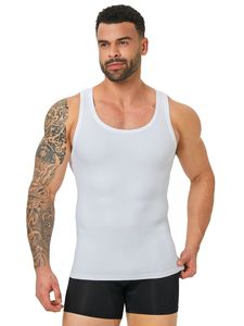 Fabricant OEM de débardeurs de sport pour hommes, vente en gros, séchage rapide, sans manches, pour fitness et course à pied - Product Image 5