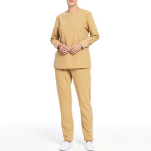 Wholesale Unisex Rayon Canvas <b>Scrub</b> Suit Uniform <b>Sets</b> Loose Breathable Hospitals Colors OEM Printed Surgical Nurse Suit - Product Image 5