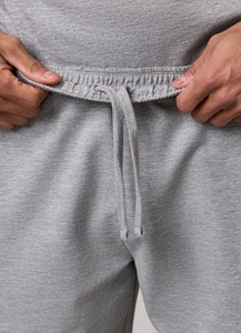 Cotton Terry Shorts Men's Gym Sweat Shorts Casual Joggers <b>Elastic</b> Waist Trousers Hip Hop Shorts Men - Product Image 5