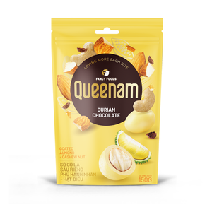 Venta Caliente, Envío Rápido, Excelente Calidad, Chocolate Puro en Grageas, OEM/ODM, HALAL, Nueces de Anacardo y Almendras Recubiertas de Durian, 75G, Mejor Precio - Product Image 2