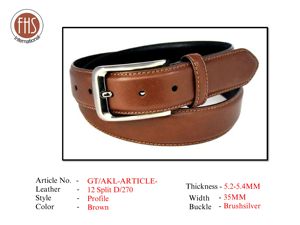 Cinturón Elástico Unisex de Alta Calidad de 35 mm en Tela Gris, Elegante y Cómodo con Extremos de Cuero Genuino, Accesorio Premium - Product Image 5