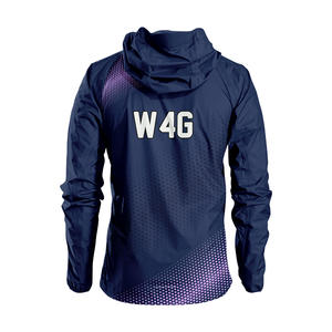 Veste coupe-vent à capuche en nylon enduit, respirante, imperméable, séchage rapide, de haute qualité, écologique, pour le printemps, vente en gros personnalisée - Product Image 3