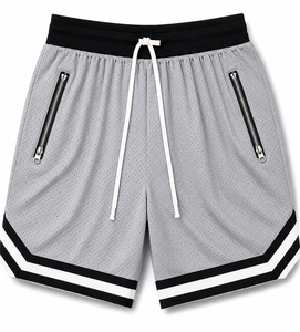 Shorts de basket-ball verts personnalisés pour hommes, shorts d'entraînement en mesh respirant, uniforme d'équipe, vêtements de sport - Product Image 3
