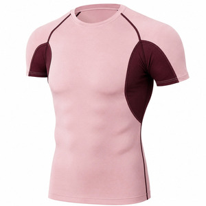 Haut de surf une pièce pour homme, Rash Guard respirant, T-shirt de course, Vêtements de sport, Logo personnalisé, OEM, Qualité supérieure Pakistan, Coupe ajustée - Product Image 5