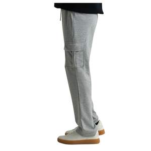 Pantalon de jogging cargo en molleton de coton pour homme avec poches latérales, taille élastique, style streetwear, vente en gros OEM - Product Image 6