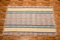 Handcrafted Bohemian Geometric Pattern Eco-Friendly Cotton Rug Washable Handmade Flatweave Area Carpet for Living Room Bedroom