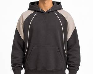 Sweat à capuche en polaire de luxe pour homme, coton premium, coupe oversize, streetwear, pull avec poche, séchage rapide, hiver, confortable, mode décontractée, ODM - Product Image 1