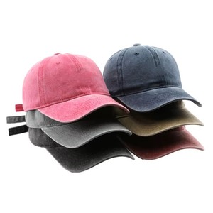 Gorra de Béisbol Unisex de 6 Paneles, Color Sólido, Algodón Lavado, Ajustable, Informal, para Adultos, Transpirable, para Todas las Temporadas - Product Image 1