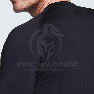 Camisetas de Compresión para Hombre con Logotipo Personalizado, Ropa Deportiva para Entrenamiento y Running - Product Image 4