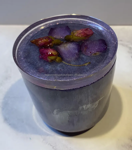 High Indian Premium Resin Jar Set for Modern Home Decor Elegant Ornament-Textured <b>Designed</b> Royal Storage Jar with Tray <b>By</b> FWE - Product Image 1