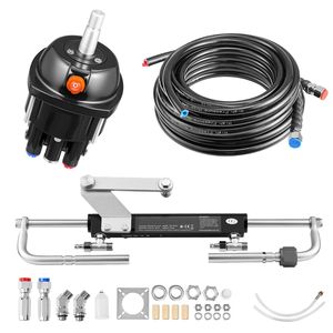 Kit di Sterzo Idraulico per Imbarcazioni Marine 90 HP 6.9 MPa 1000 psi con Pompa Timone e Cilindro Bloccante a Due Vie - Product Image 1