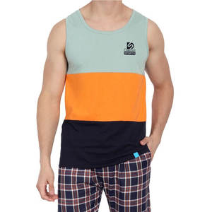 Camiseta sin mangas de algodón para hombre al por mayor, transpirable, de punto, informal, de ajuste regular, para gimnasio, de secado rápido, ecológica, para uso en verano - Product Image 2