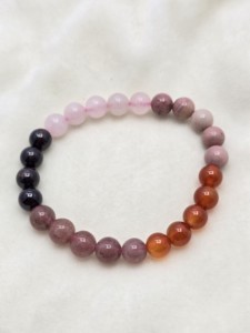 Pulsera de Cuentas Mixtas de Calidad Superior Grado AAA, Hermosas Piedras Preciosas Naturales Talladas, Piedra Semipreciosa Ecológica, Amuleto de la Suerte - Product Image 3