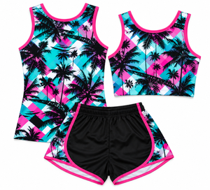 Conjunto de Uniforme Personalizado para Animadoras, Top y Pantalones Cortos para Niñas y Adultas, Ropa de Baile, Atuendo para Espectáculos - Product Image 2