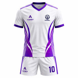 ชุดฟุตบอลแบบซับลิเมชั่นสั่งทำพิเศษสำหรับผู้ชาย ชุดกีฬา เสื้อ กางเกงขาสั้น ระบายอากาศ แห้งเร็ว ชุดฝึกซ้อมทีม สั่งทำได้ - Product Image 1