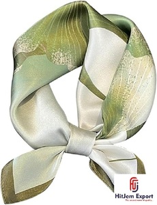 High Quality Custom Printed Short <b>Scarf</b> Fabric OEM ODM Textile Manufacturer Private Label Fashion Products Export - Product Image 2