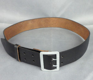 Ceintures pour hommes en cuir véritable, ceintures en cuir fendu avec boucle en alliage, ceintures à boucle interverrouillable, ceintures de fanfare, ceintures en PVC - Product Image 5