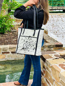 Bolso tote de piel de vaca con pelo, hecho a mano, superventas, para mujer, diseño único, elegante, recién llegado, muy demandado. - Product Image 3