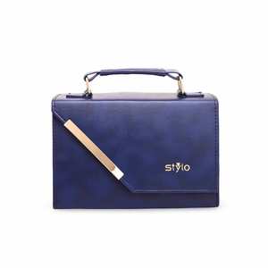 Sac à bras décontracté bleu marine P55381 Sac à bandoulière élégant - Product Image 1