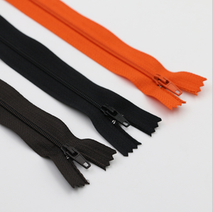 Couleur en stock d'usine # 3 Fermetures éclair en nylon pour contrôle d'accès, 20 cm, à glissière fermée, pour pantalons et vêtements - Product Image 1