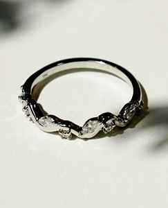 1ct Lab Grown Diamond Engagement Wedding <b>Ring</b> Set IGI Certified E Color 9k White Gold Gold Plated Filled Brilliant Cut Luxury - Product Image 3