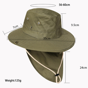 Sombrero de Pescador Personalizado al por Mayor para Hombre, de Ala Ancha, Impermeable, con Protección UV, de Alta Calidad, para Pesca, Surf, Viajes y Actividades al Aire Libre - Product Image 5