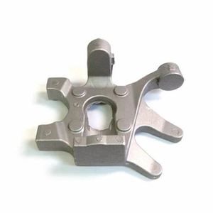 Support araignée multi-bras en acier moulé de précision sur mesure, à bride pour fourche de levier de vitesses, composant de quincaillerie mécanique - Product Image 1