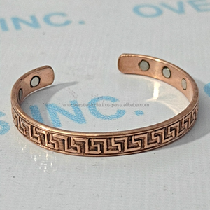 Pulsera Magnética de Cobre Puro Sostenible Rana Overseas Inc. Joyería Ecológica Curativa para Atletismo, Salud y Cuidado Muscular Moderno - Product Image 3