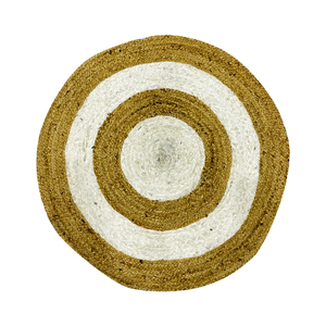 Handcrafted Natural <b>Round</b> <b>Jute</b> Flatweave Area <b>Rug</b> Braided Spiral Farmhouse Carpet Rustic Coastal Boho Circle <b>Rug</b> for Bedroom - Product Image 1