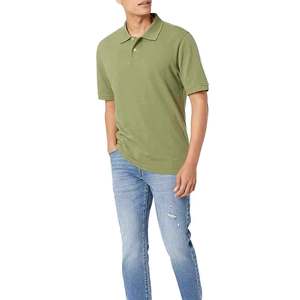 Polo décontracté 100 % polyester pour homme, en tissu tricoté respirant, personnalisable avec broderie, idéal pour le golf et les vêtements de sport – Vente en gros - Product Image 1