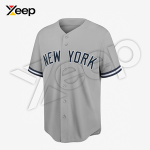 Maillot de baseball personnalisé pour homme XEEP XC-BBU-23 à manches courtes, respirant, en polyester, coupe athlétique, pour l'entraînement et les matchs - Product Image 3